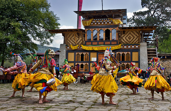 062_Festival_Bumthang_Central Bhutan