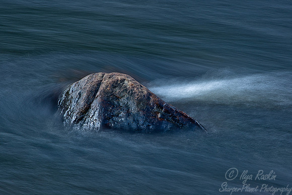 067 Rushing water in moonlight - NY