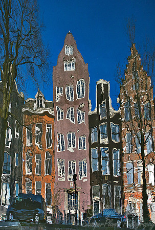 005_Reflections in Amsterdam canals_Holland